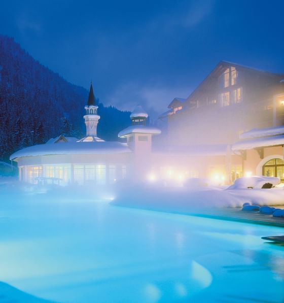 Wellnesshotel im Tannheimertal in Tirol, Österreich liebes Rot-Flüh
