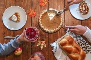 A delicious assortment of Thanksgiving food, many of which are available at Rosen Inn Lake Buena Vista's Thanksgiving Buffet.