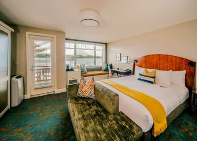 Waterfront King Bed Room at Alderbrook Resort & Spa
