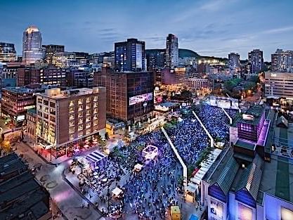 Quartier Des Spectacles at Montreal