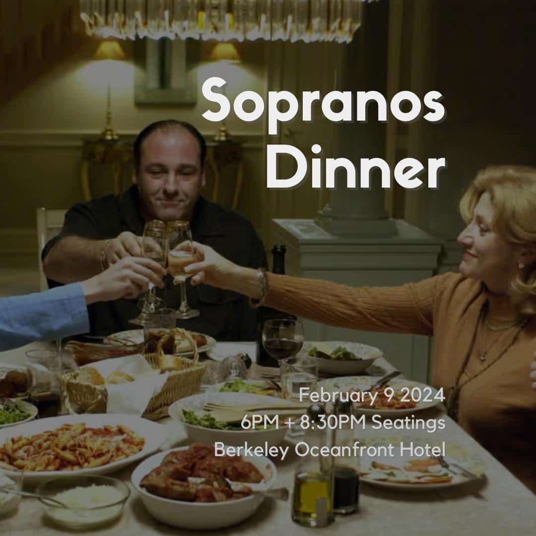 Sopranos Dinner at the Berkeley Hotel Asbury Park NJ February 9 2024