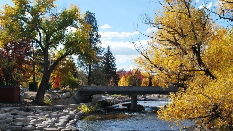 Bridge of The Riverwalk District near Legacy Vacation Resorts