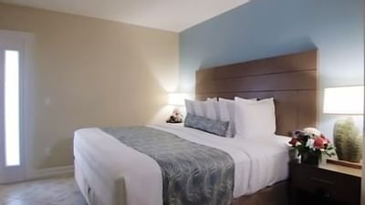 bed in room