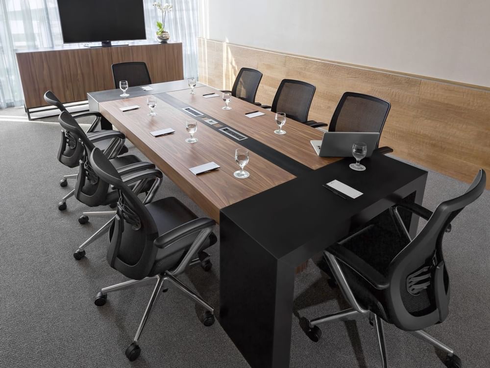 Interior of a meeting room at FA Hotels & Resorts