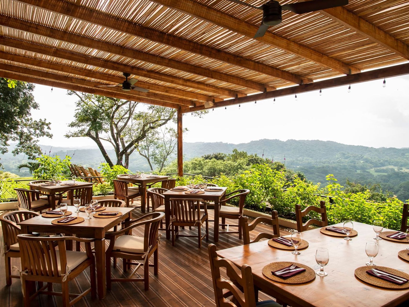 Restaurant at Tierra Magnífica Hotel in Guanacaste, Costa Rica