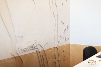 Reception table at Be Fremantle