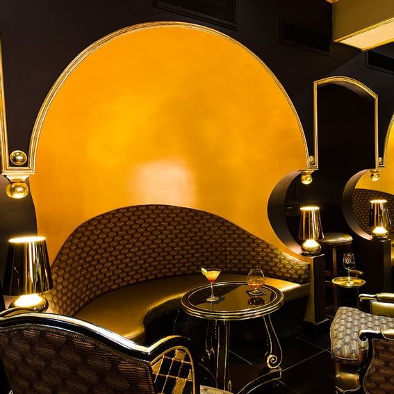 Private lounge area in Regency bar at Terra Nova Suite Hotel