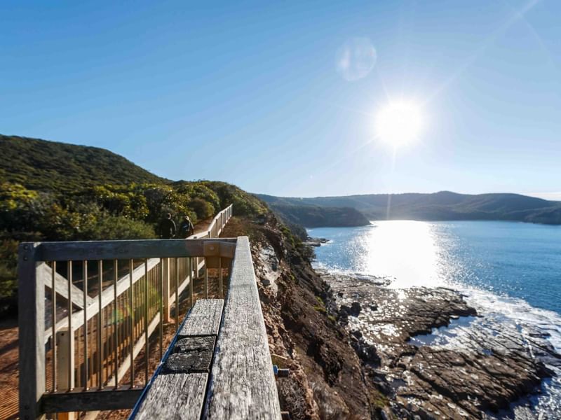 Sunrise in Bouddi National Park Walk near Pullman Magenta Shores