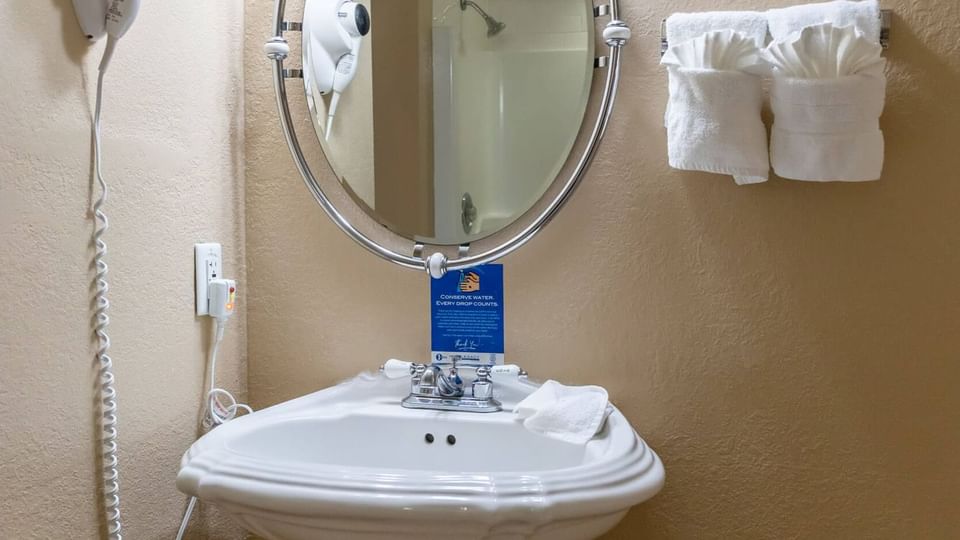 Bathroom in Large Studio at Brigantine Beach