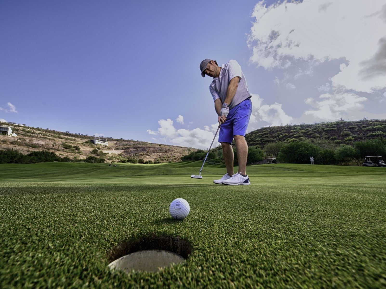 Man Golfing