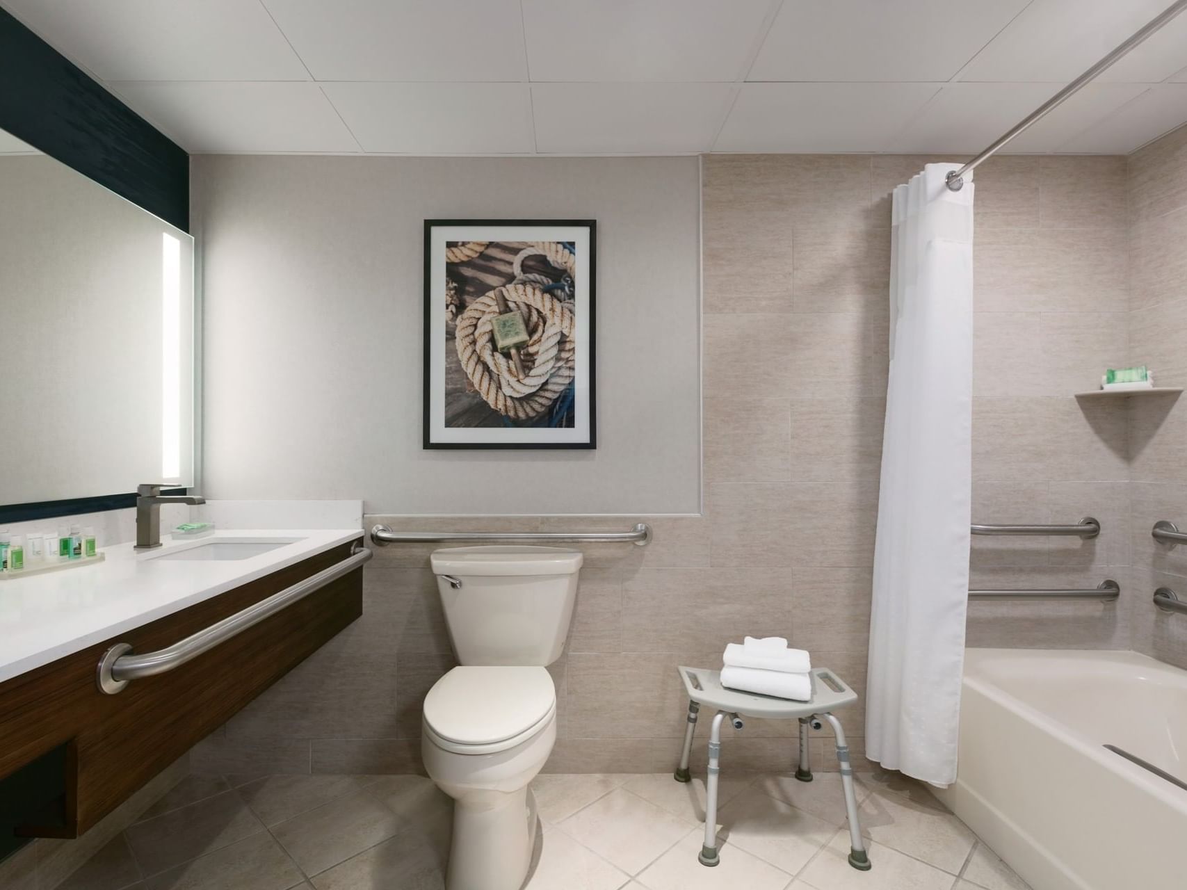 Interior of a Bathroom in Oceanfront View  at Holiday Inn Hotel