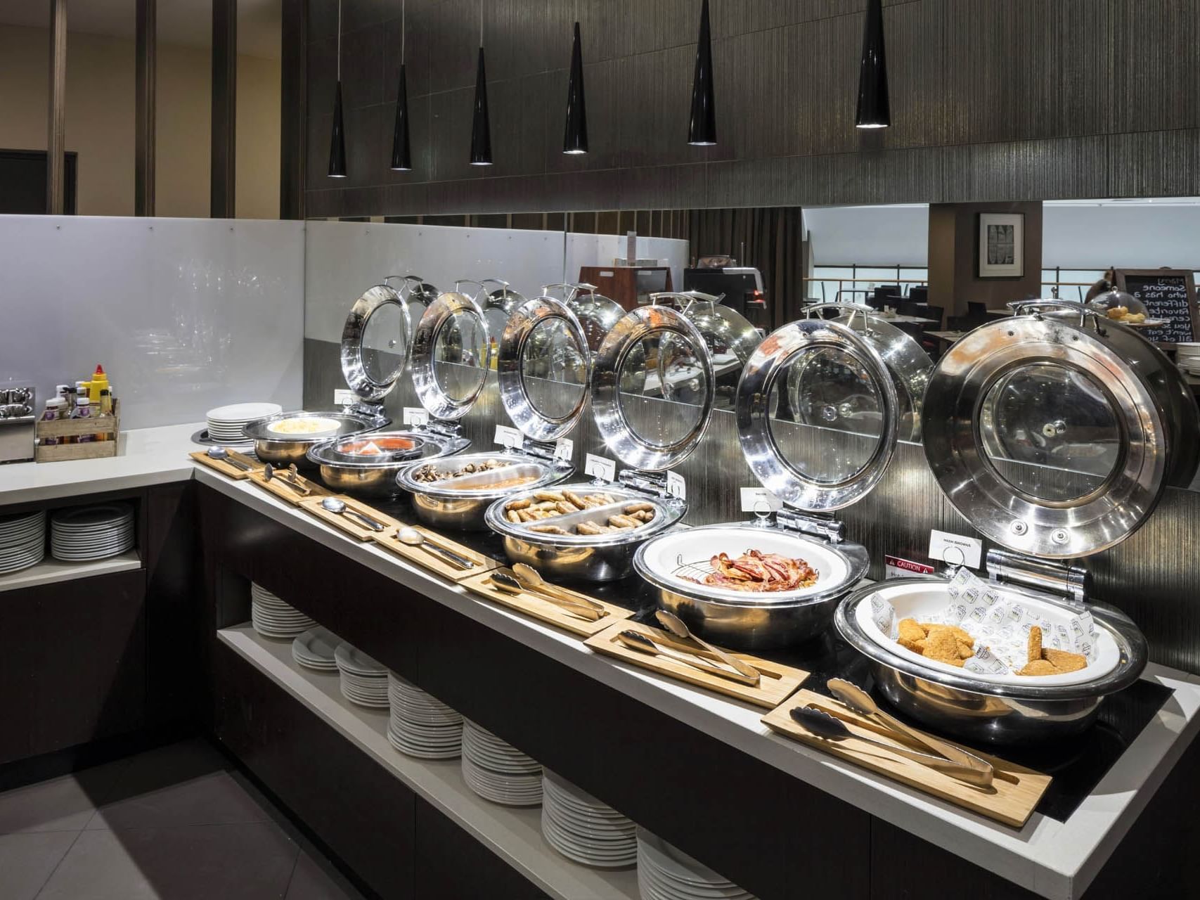 Buffet display in the Restaurant at Grand Chancellor Townsville