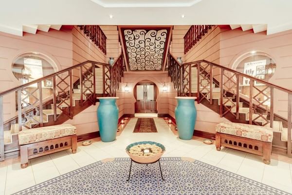 Interior of Kampala Serena Hotel lobby