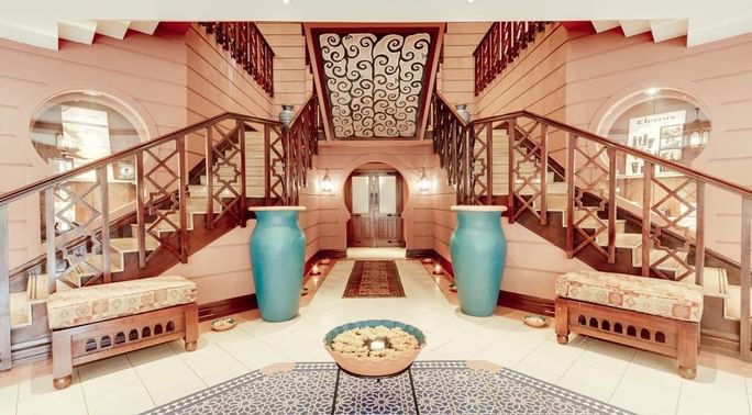 Interior of Kampala Serena Hotel lobby