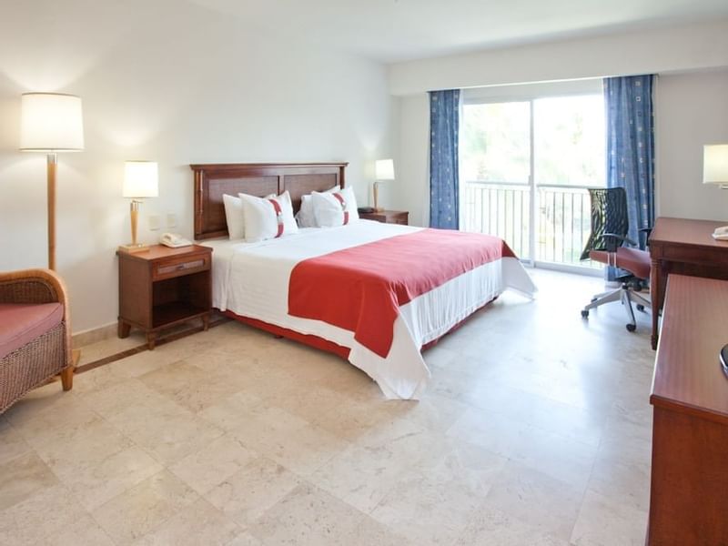 Superior King with King bed and open balcony at Gamma Hotels