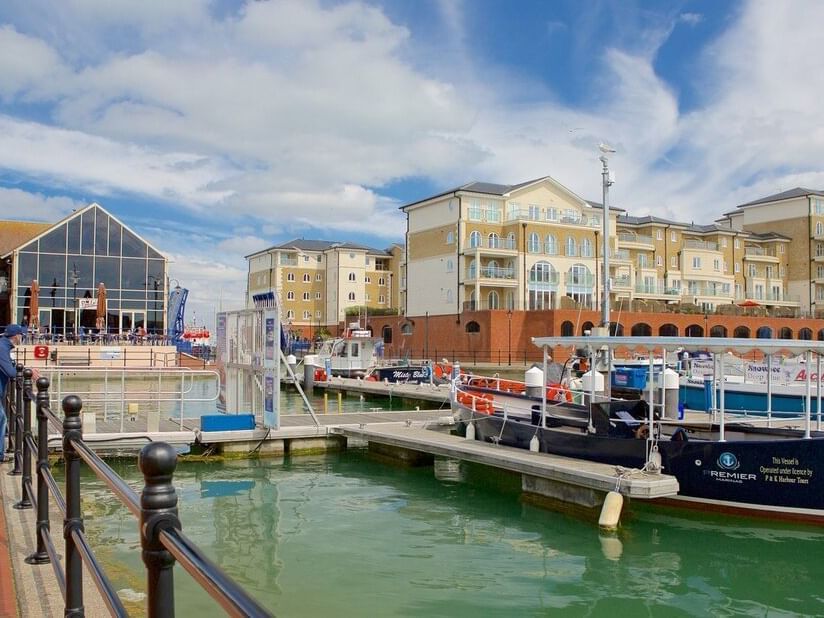 Eastbourne Harbour Waterfront & Marina near The View Eastbourne