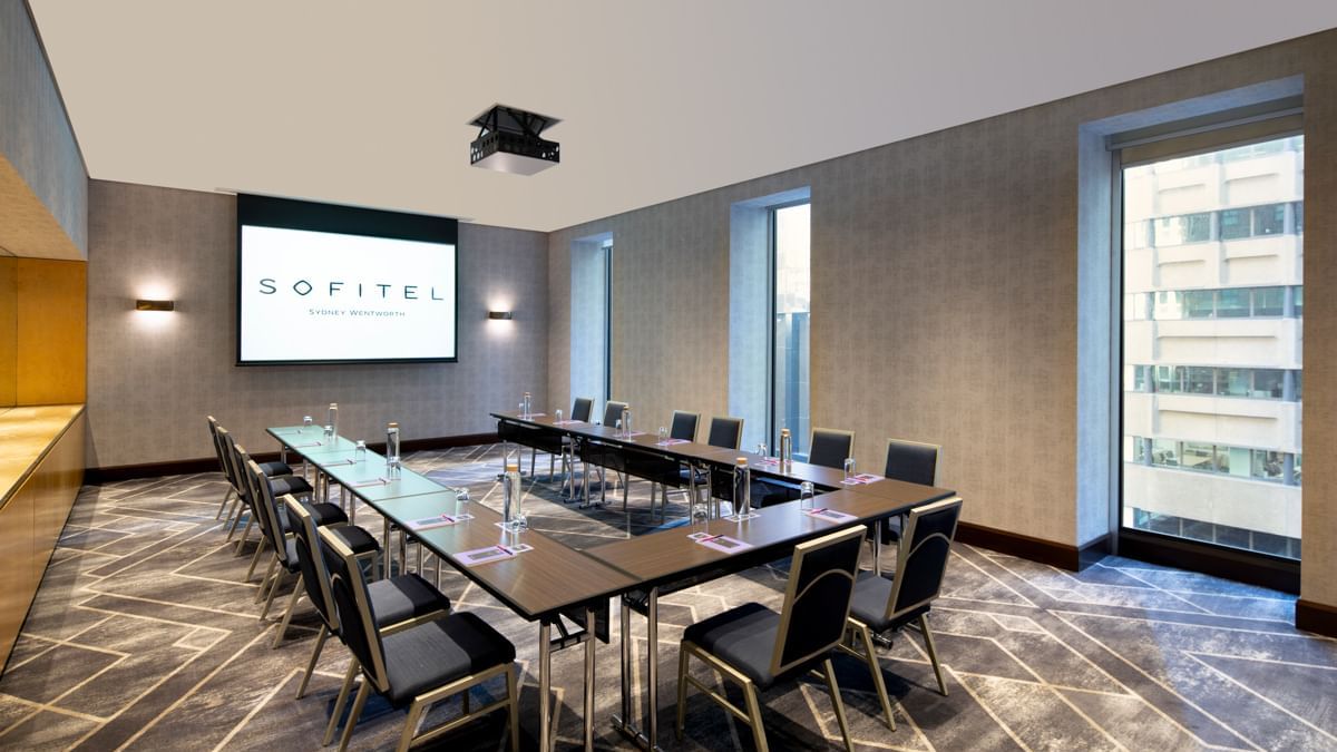 Edwin flack room at Sofitel Sydney Wentworth