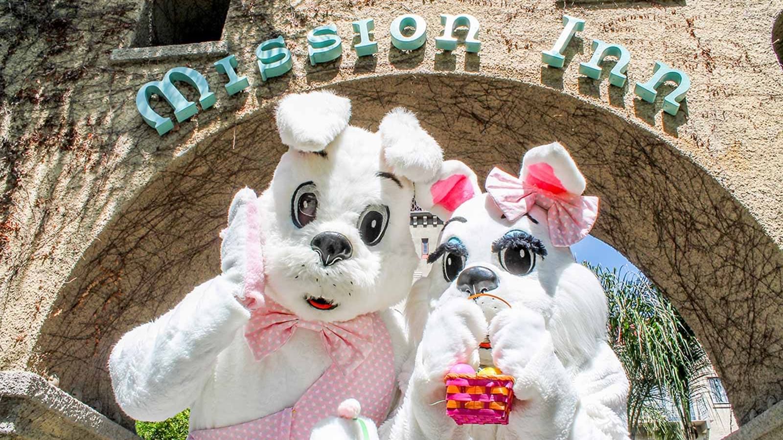 Easter Bunnies of the Mission Inn 