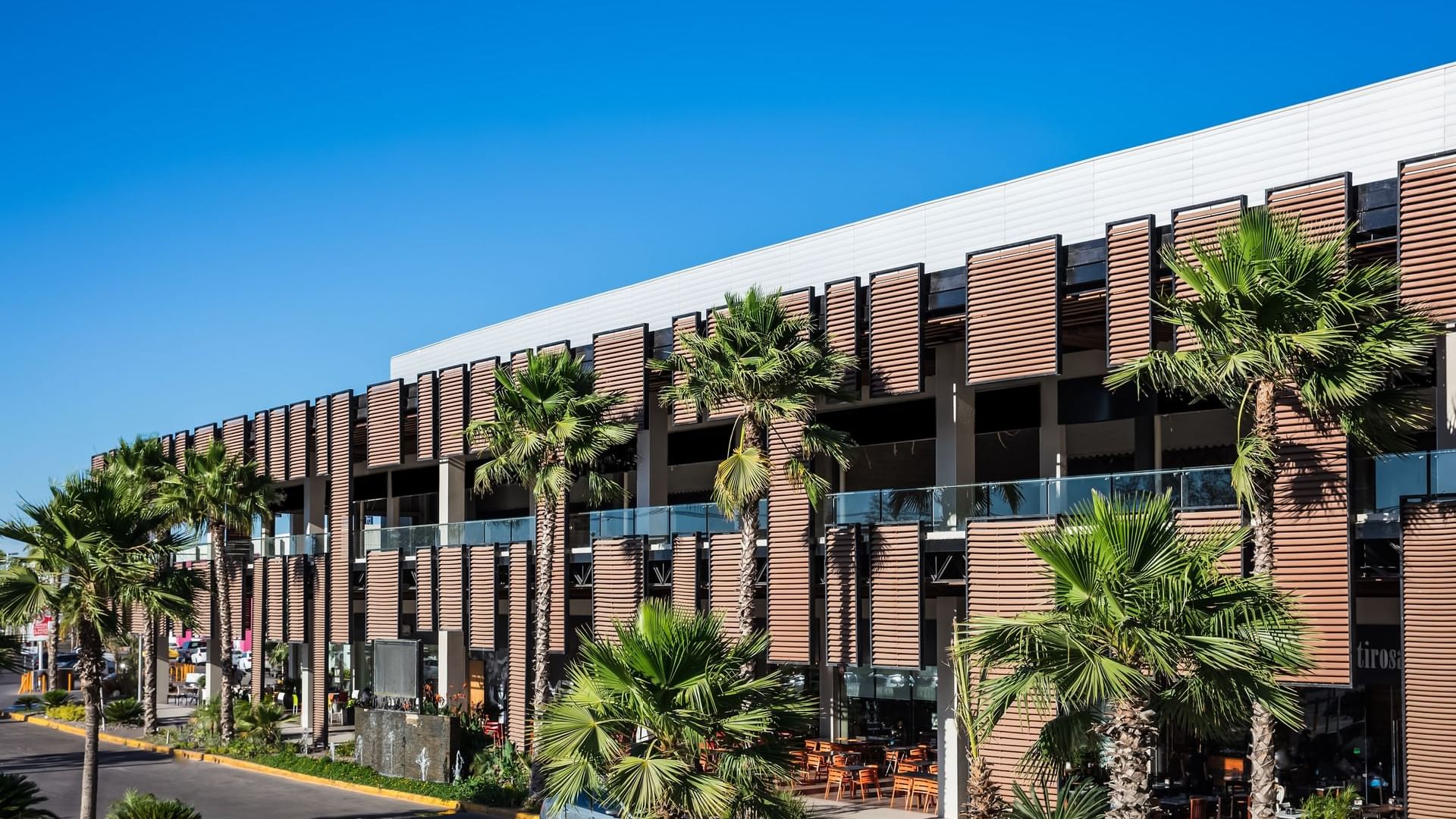 Exterior view at Fiesta Inn Los Mochis & street