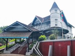 The exterior of Bogyoke Aung San Museum near Chatrium Royal