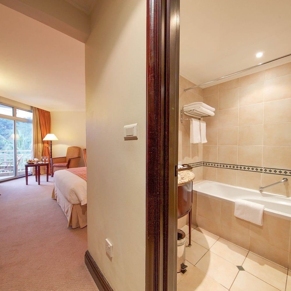 Interior of the Superior Room at Lake Kivu Serena Hotel 