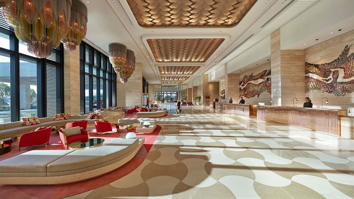 Ground floor lobby & lounge at Crown Hotels