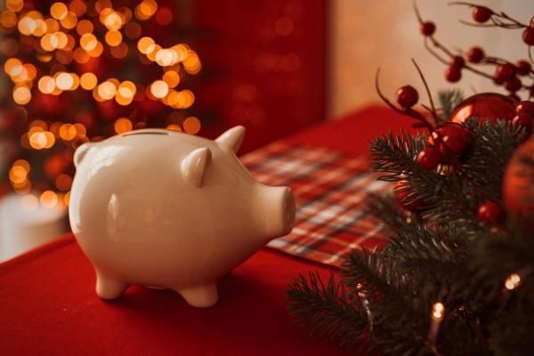 Piggy bank representing the budget allowed for the Corporate Christmas Party