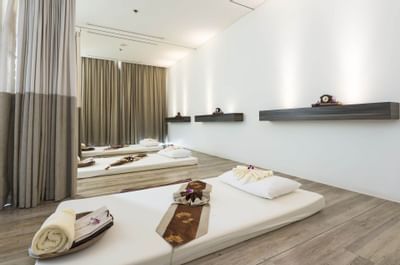 Spa Mattresses in Nemita Spa at Chatrium Hotel Bangkok
