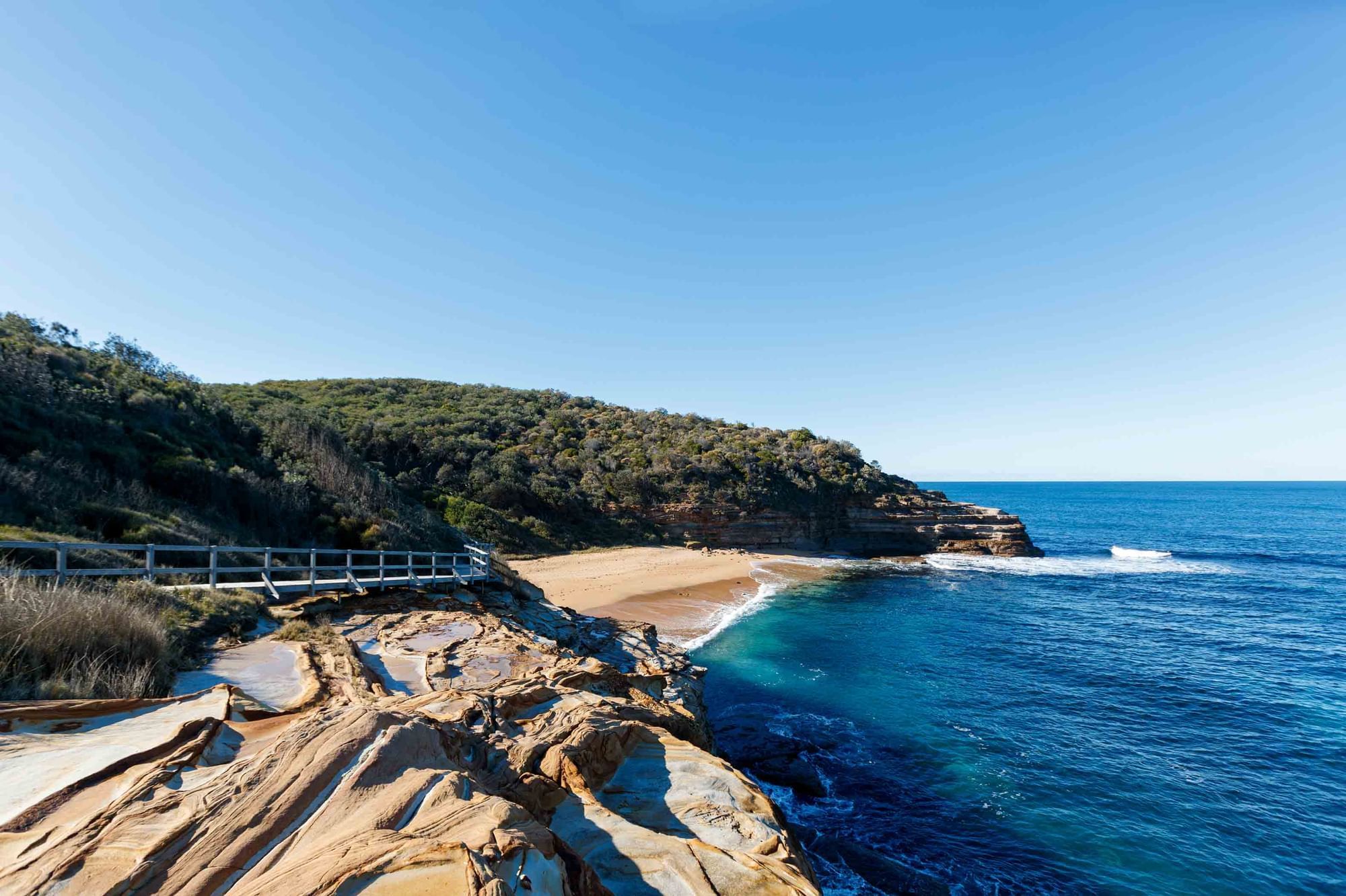 beautiful view of bouddi national park in nsw