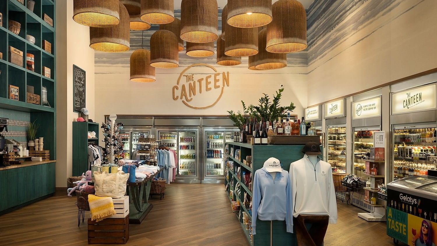 Grab-and-go stop for fresh juices, snacks, wine, beer, baked goods, and more.