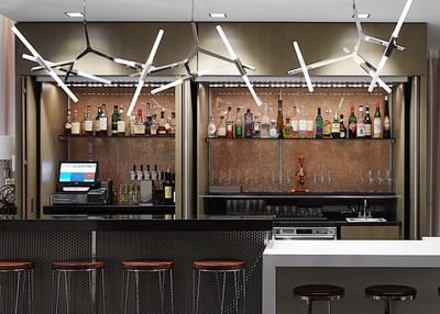 View of Lobby Bar at The Godfrey Boston Hotel