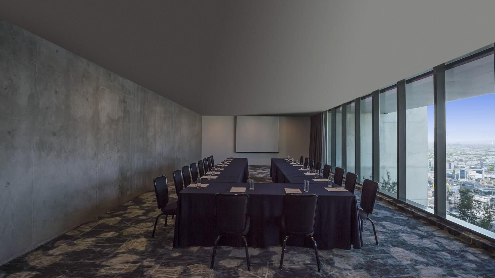 U shaped set-up Business meeting room at FA Monterrey Pabellón