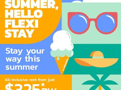 Hello Summer Flexi Stay Offer -  UniLodge VU 