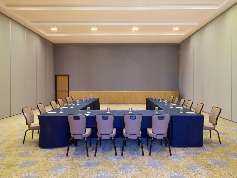 U shape set-up in a meeting room at Fiesta Americana Mexico