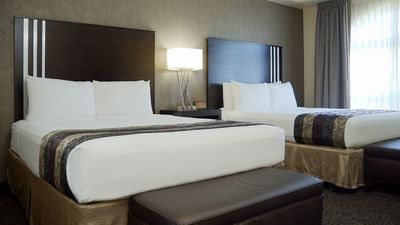 Legacy Suite with two beds at Grand Legacy at The Park Anaheim.