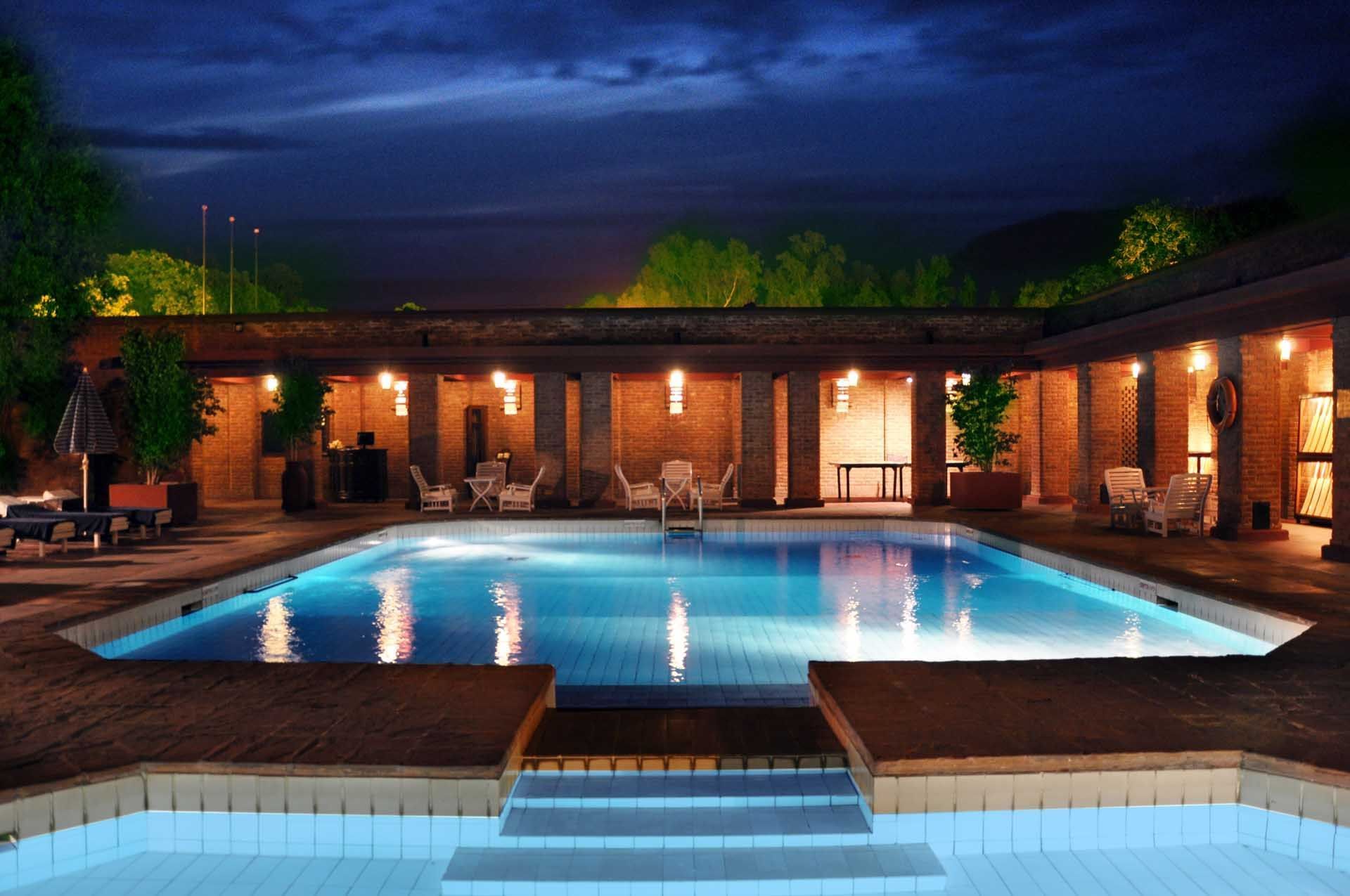 Swimming pool in The Hotel at Faisalabad Serena Hotel