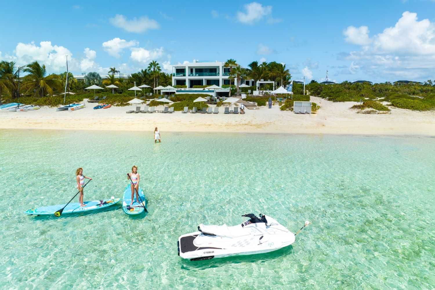 Beachfront at H2O life.style.resort on Long Bay Beach, Turks and Caicos