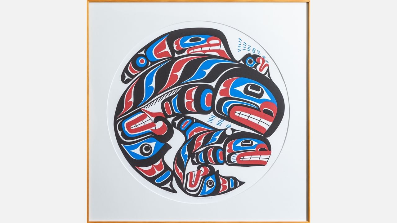 Art work located on the Cedar Gallery Floor