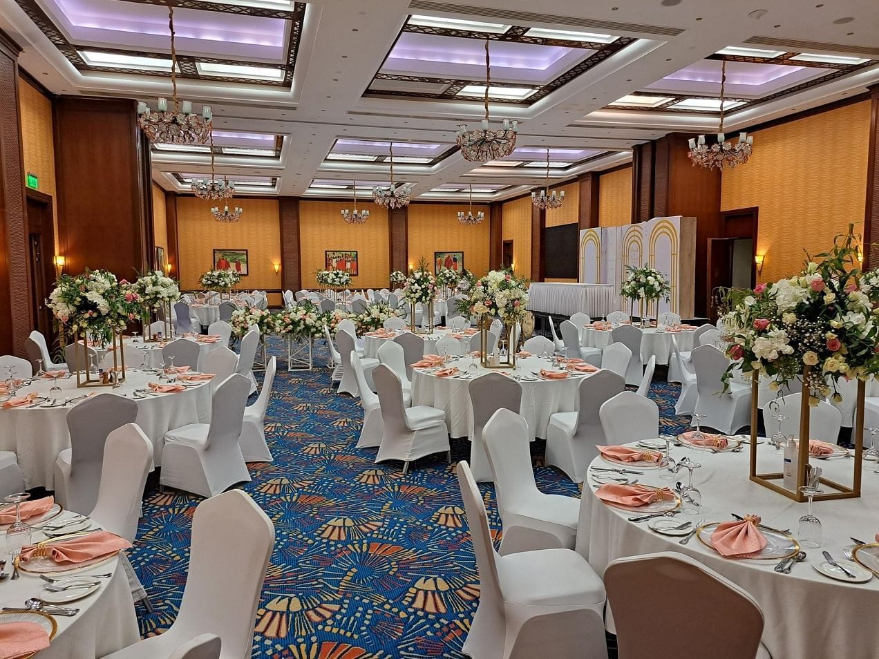 Ballroom Wedding Setup at Nairobi Serena Hotel