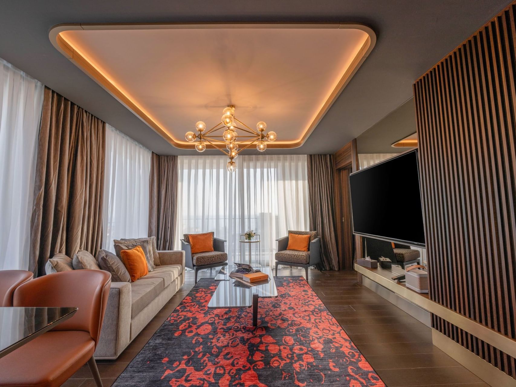 Prestige Queen Suite Sea View at Merit Starlit Hotel in Budva, Montenegro