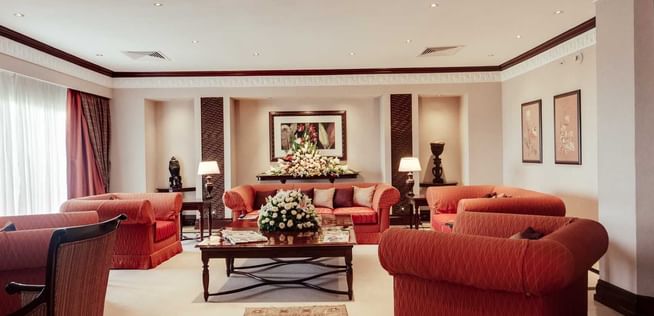Interior of Royal Suite living area at   Hotel
