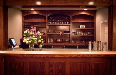 Hotel bar in ballroom