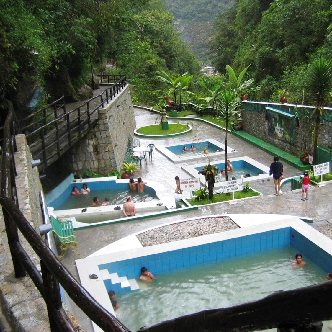 baños termales en Machu Picchu