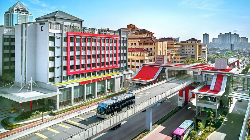 View of the City transportation near Sunway Lagoon Hotel