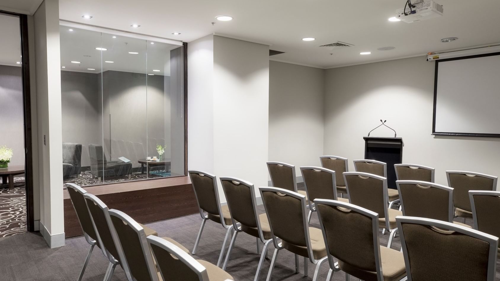 Australia Meeting room with classroom setup at Novotel Melbourn