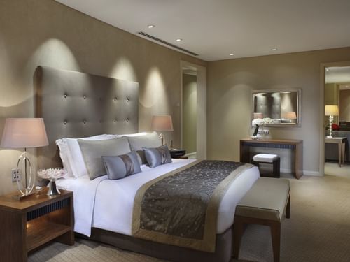 Luxury Bedroom at Sofitel Sydney Wentworth