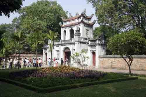 Distance entrance view of Temple of Literature near Sunway Hotel Hanoi