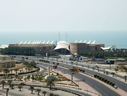 Aerial view of Scientific Center near The Regency Hotel