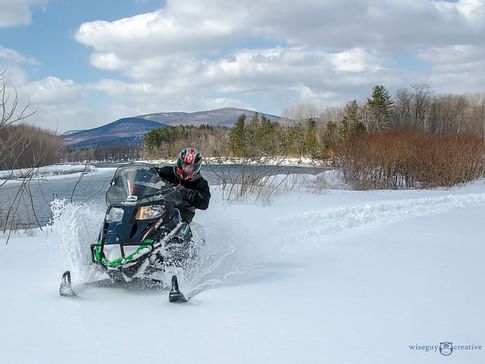 Snowmobiling