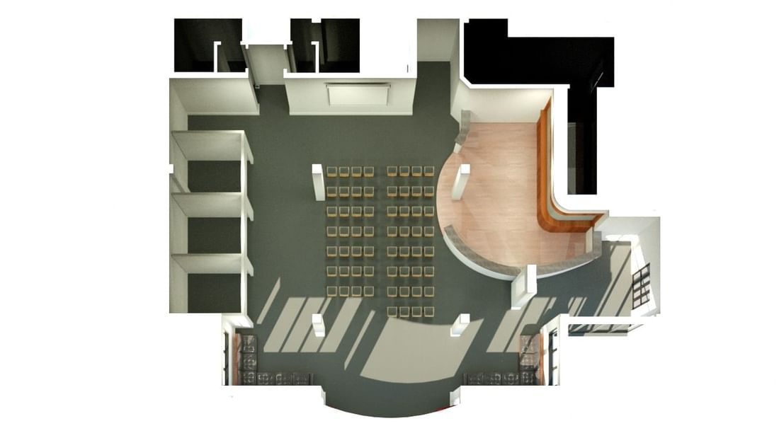 Theatre capacity of The Lounge at Mercure Gold Coast Resort